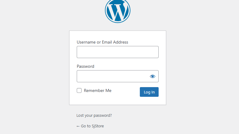 WordPress Dashboard