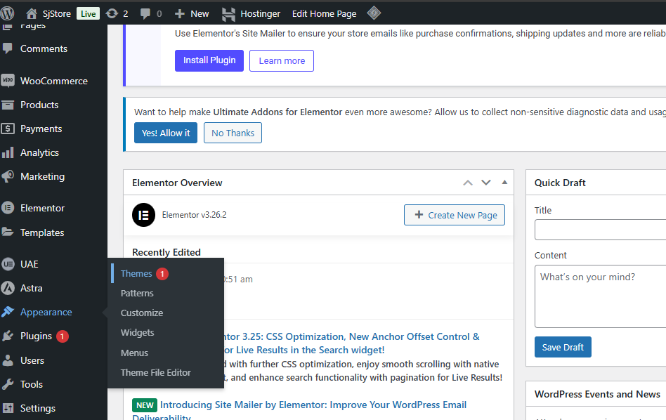  WordPress website